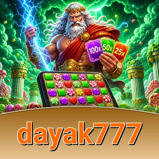 Layar pertama dayak777 setelah pasang di HP Android